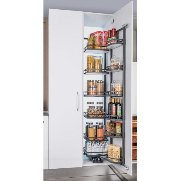 Kitchen Pantry Unit - Soft Close (Complete System Mechanism & Flat 